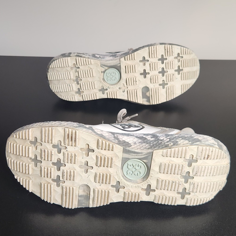 G/FORE Golf Shoes Mens 10 White Gray Camo MG4X2 Hybrid GMF000089-GC/PW - Picture 11 of 13